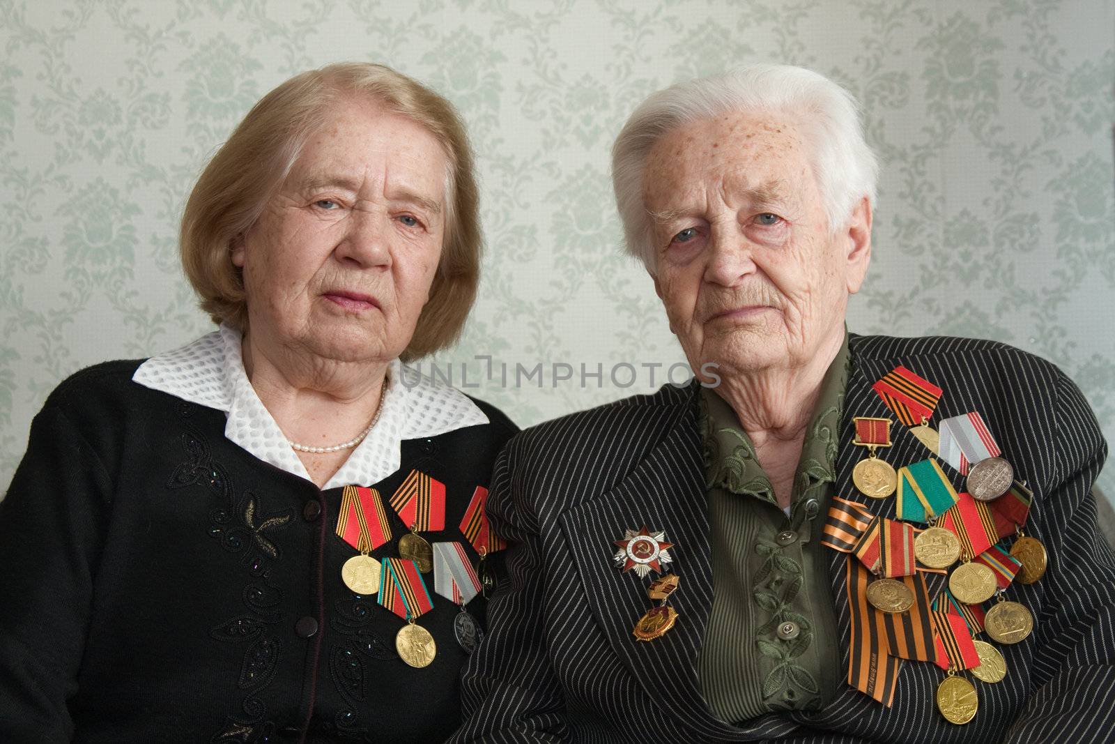 Two sisters veterans of war 1941-1945 with Germany