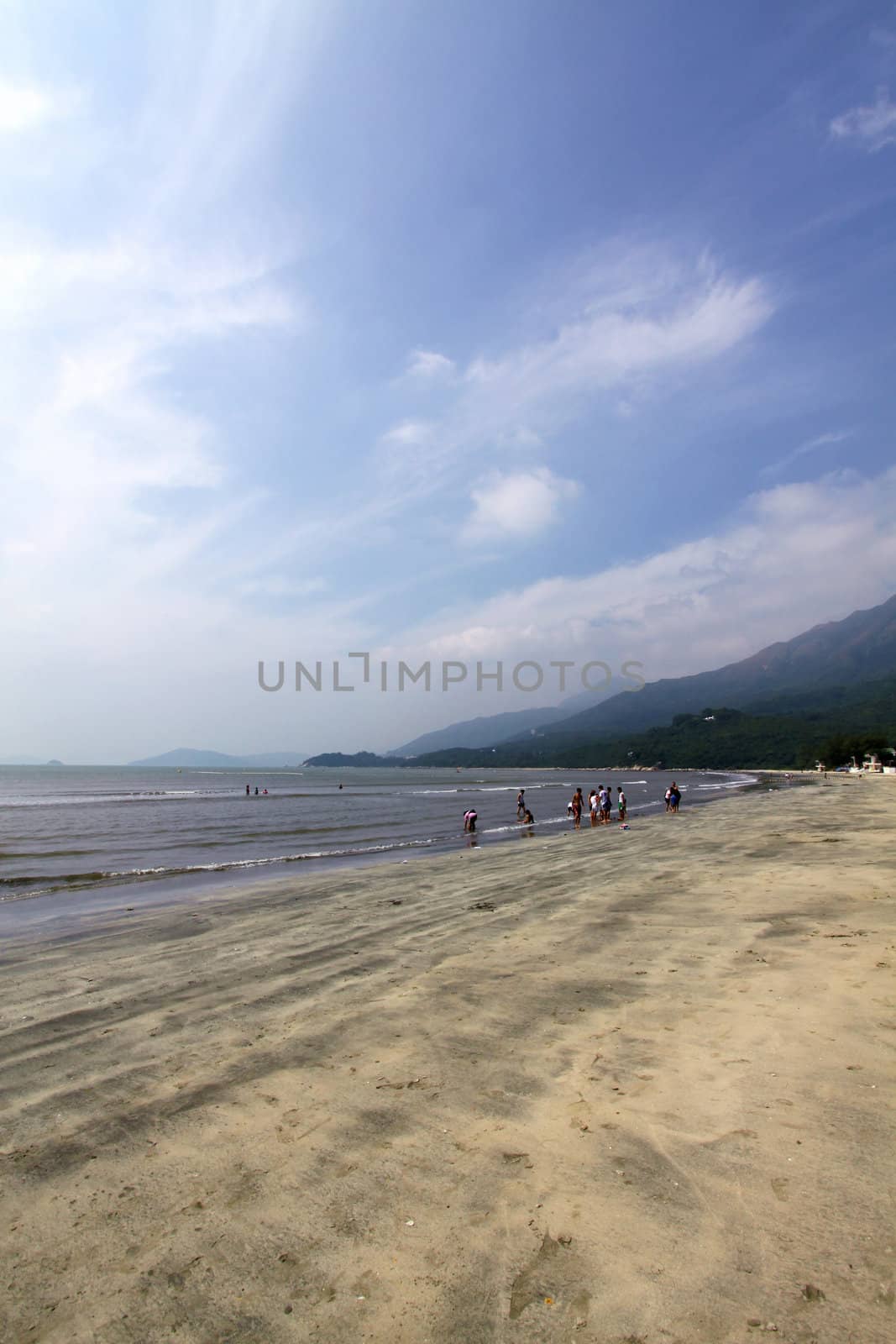 Beach in Hong Kong at day by kawing921