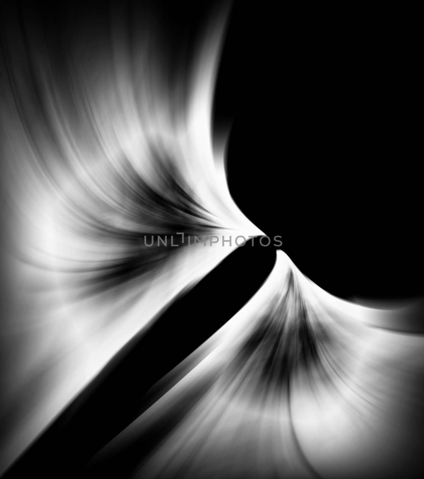 Abstraction black and white by Joankakrak