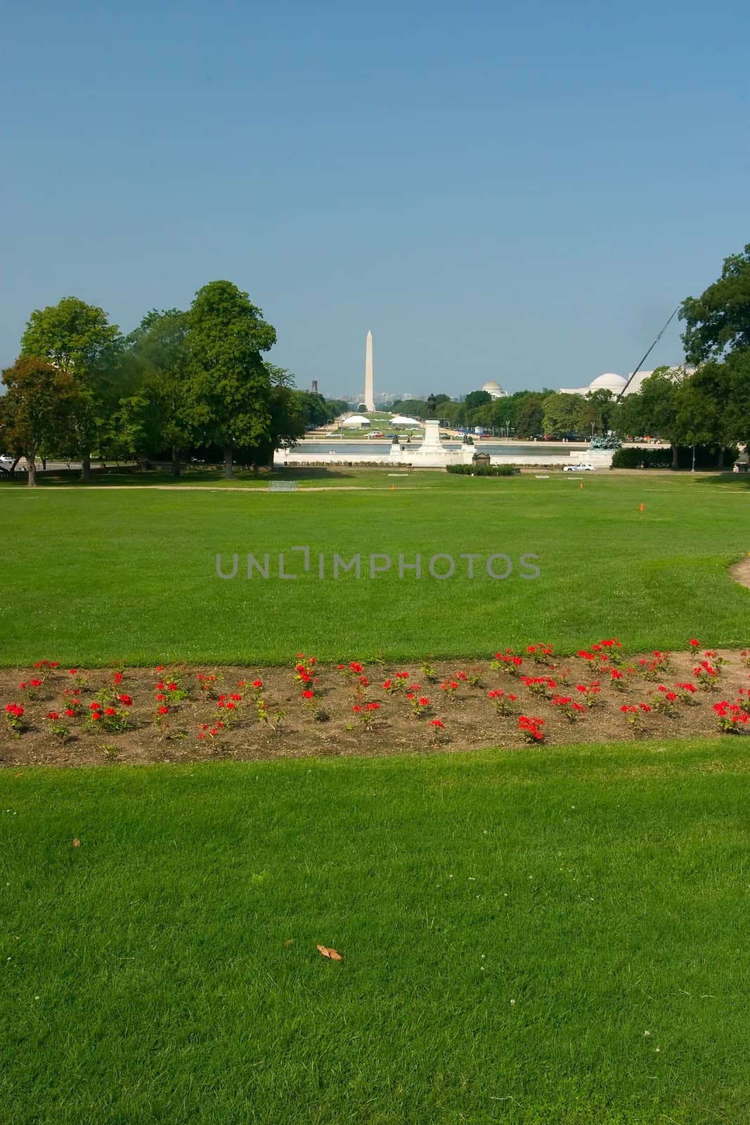 Washington, D.C.,  is the capital of the United States. Washington (the city) covers the same area as (i.e. is coterminous with) the District of Columbia.