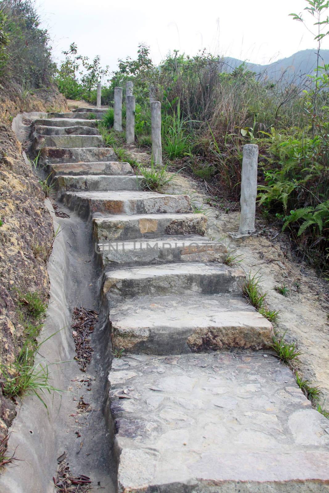 Hiking steps in Hong Kong by kawing921