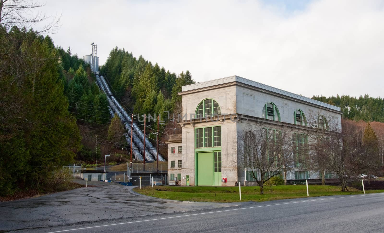 Hydroelectric generator station in WA state