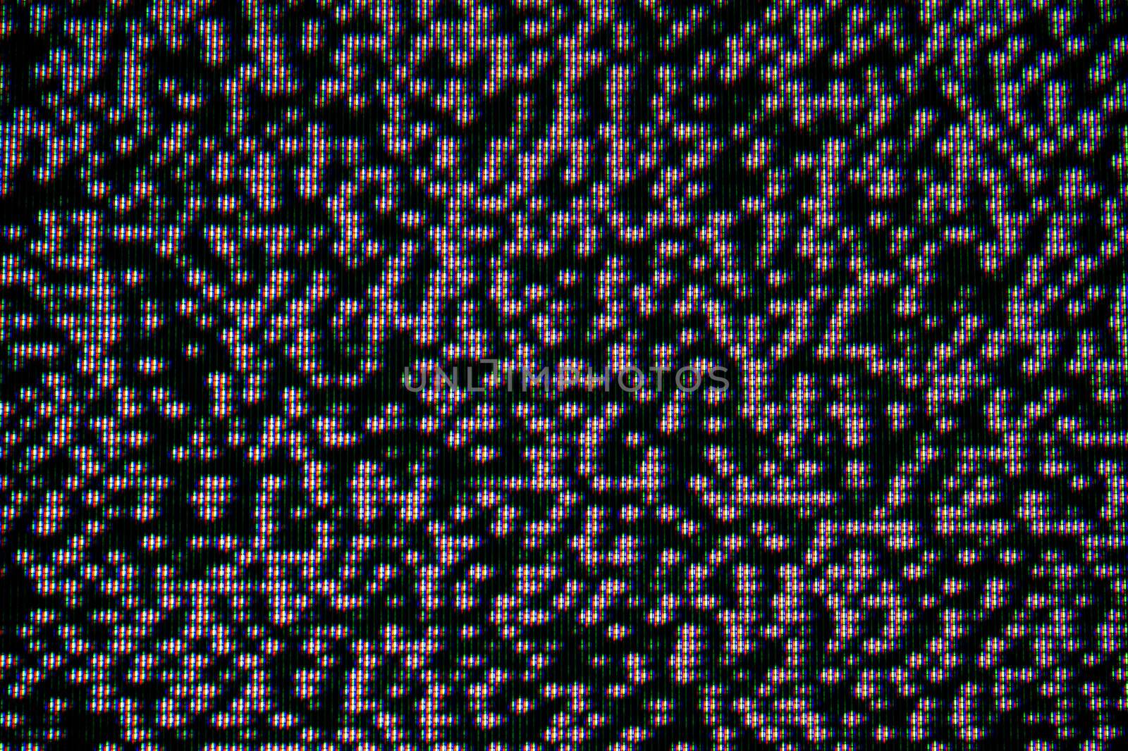 Bad reception on the TV making a display of static