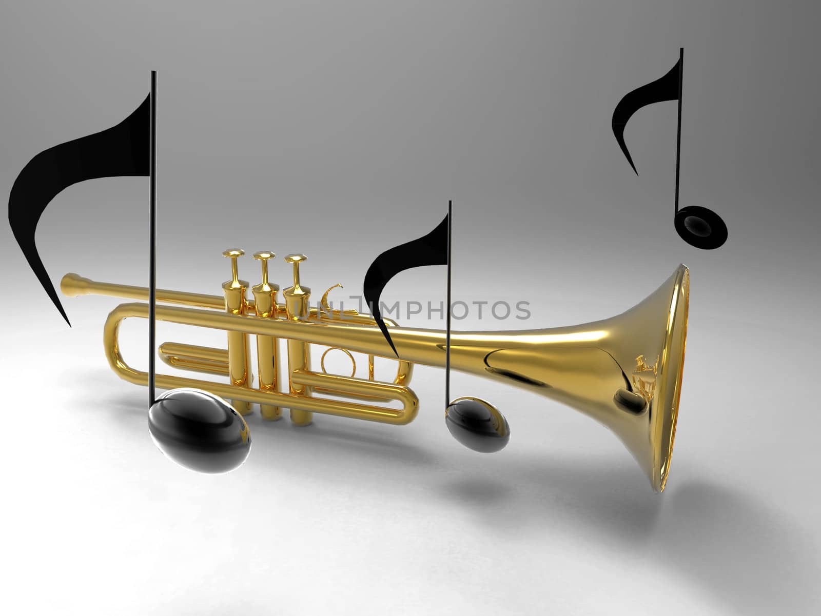 the trumpet and notes by njaj