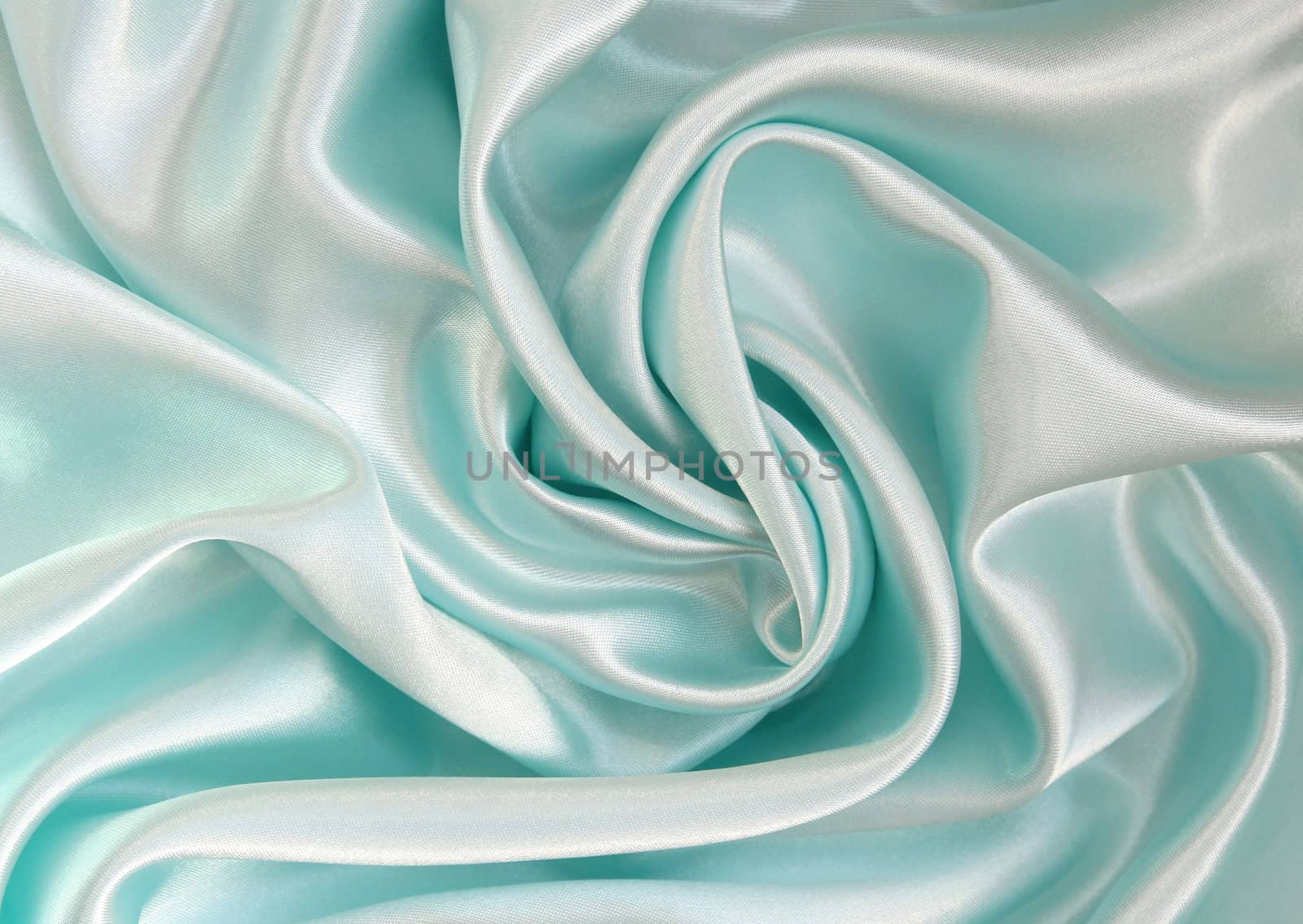 Smooth elegant blue silk can use as background 