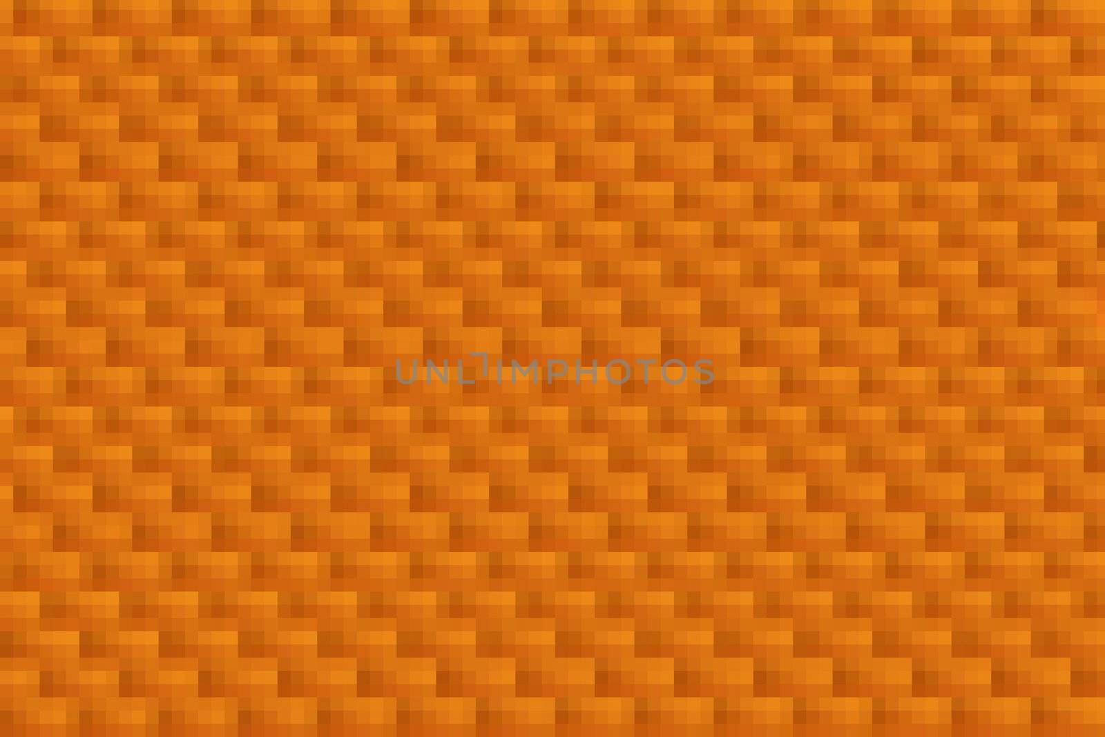 Abstract orange  tiles mosaic background or wallpaper pattern