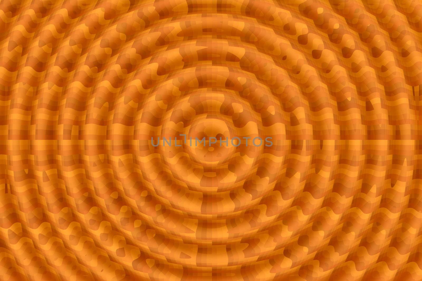  Abstract orange circle mosaic background or wallpaper pattern