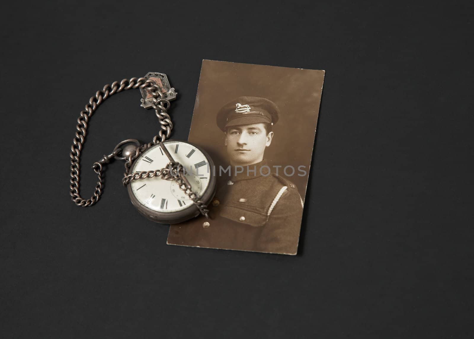 Great War Veteran and Watch by grandaded