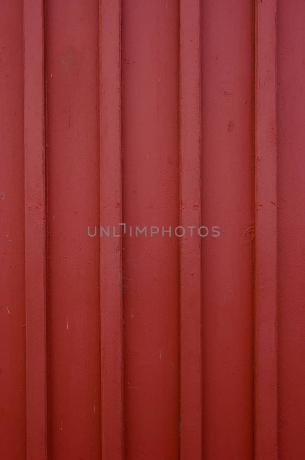 A classic red wooden wall.