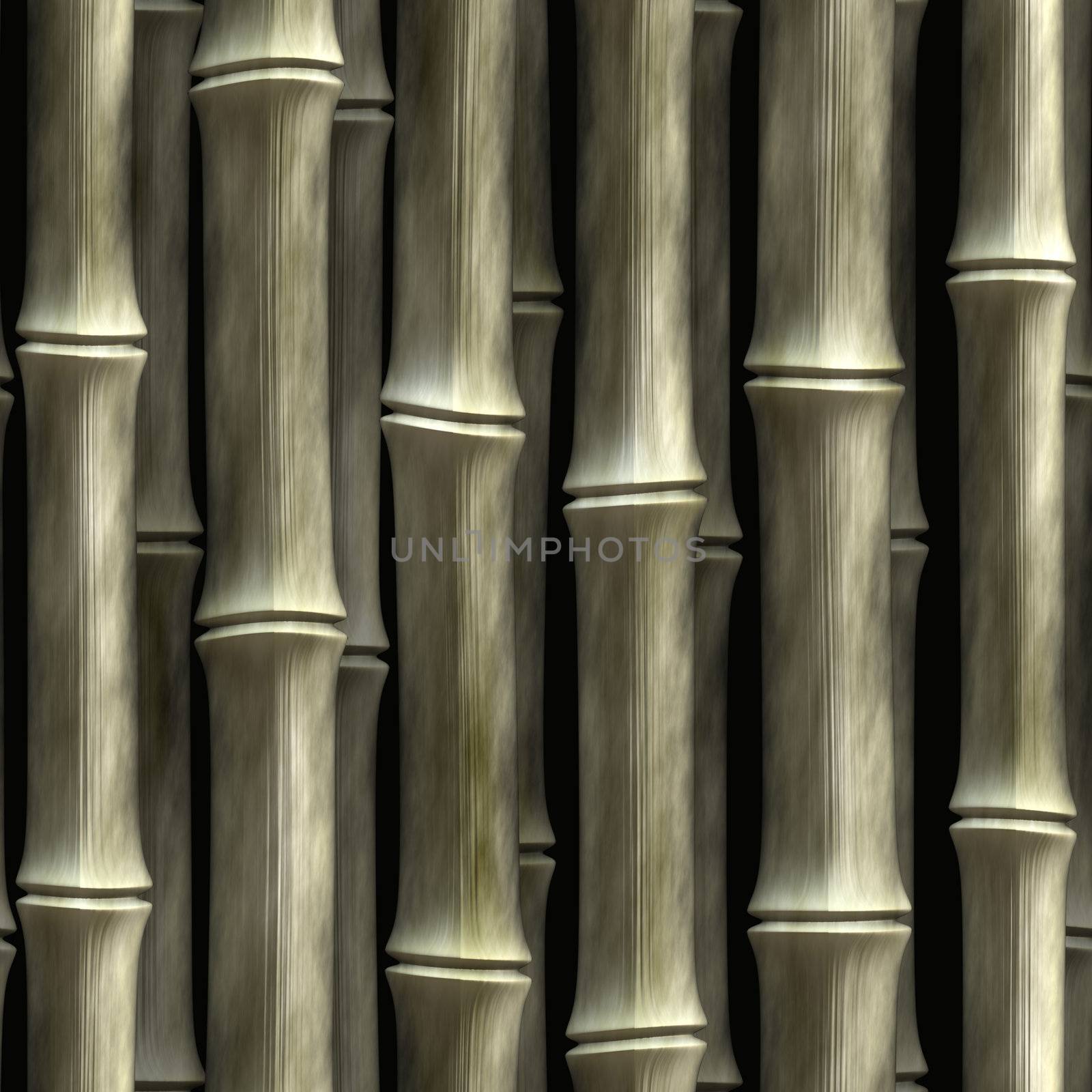 Seamless bamboo poles texture.  This tiles as a pattern in any direction.