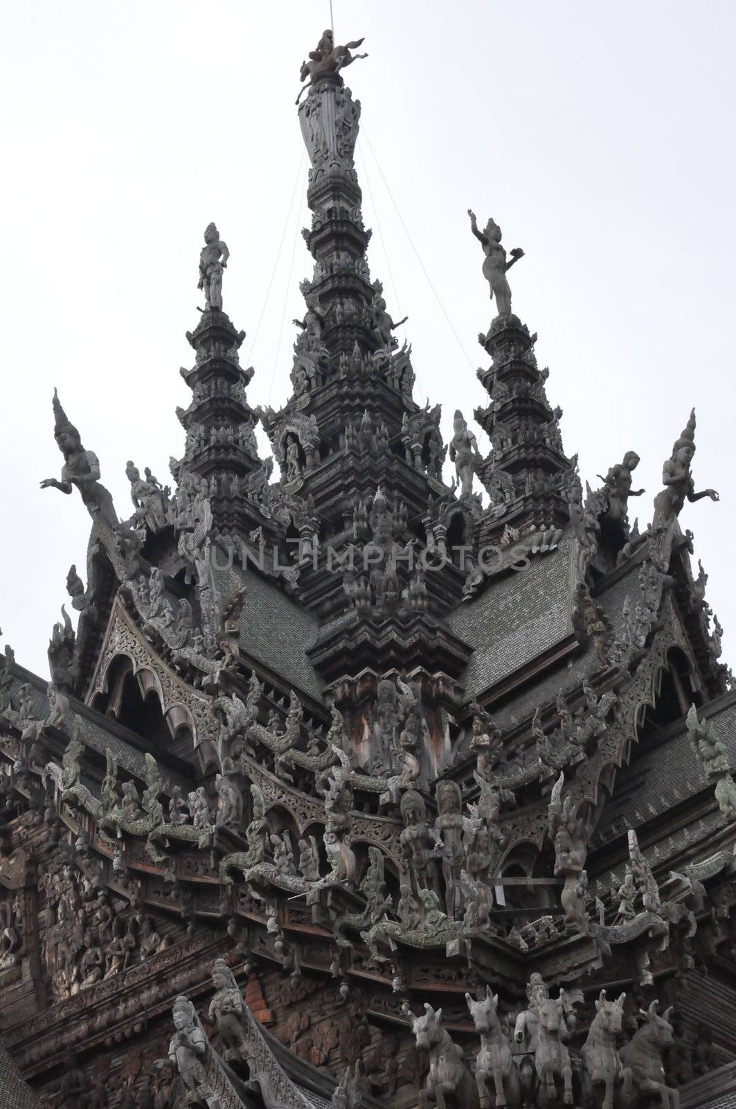 Sanctuary of Truth in Pattaya, Thailand