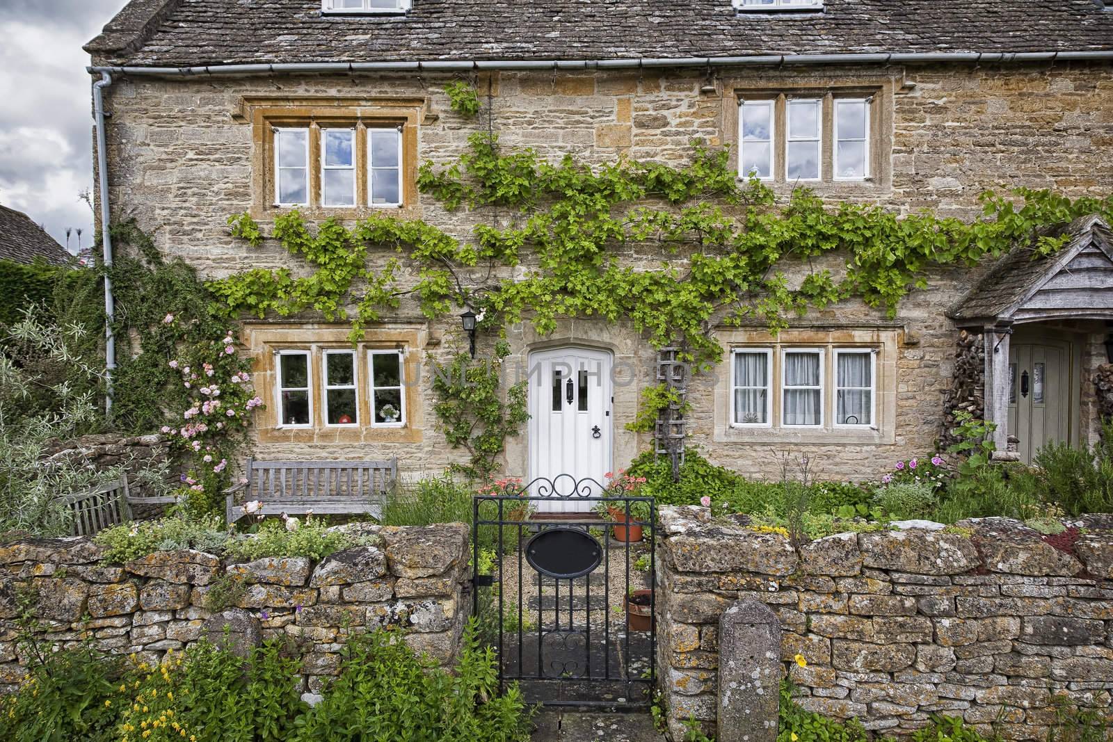 Charming Cotswold cottage in the village Lower Slaughter - UK.