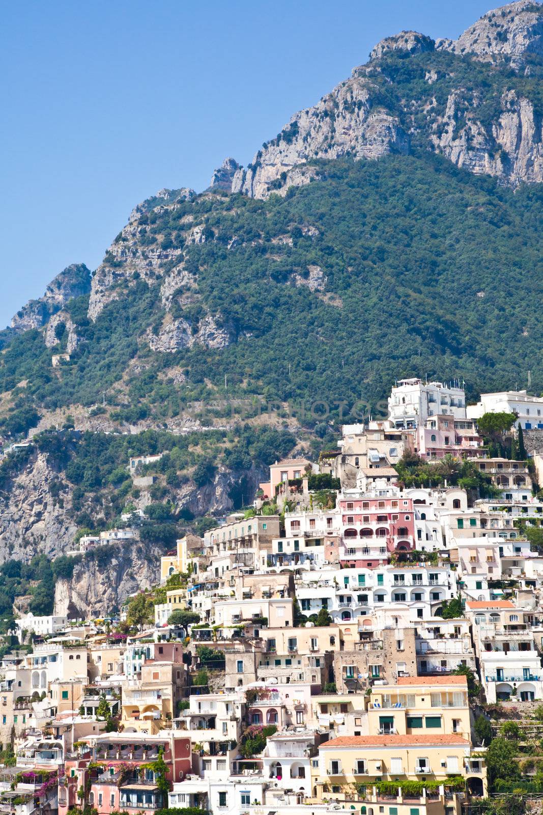 Panoramic view of Minori, wonderful town in Costiera Amalfitana - Italy