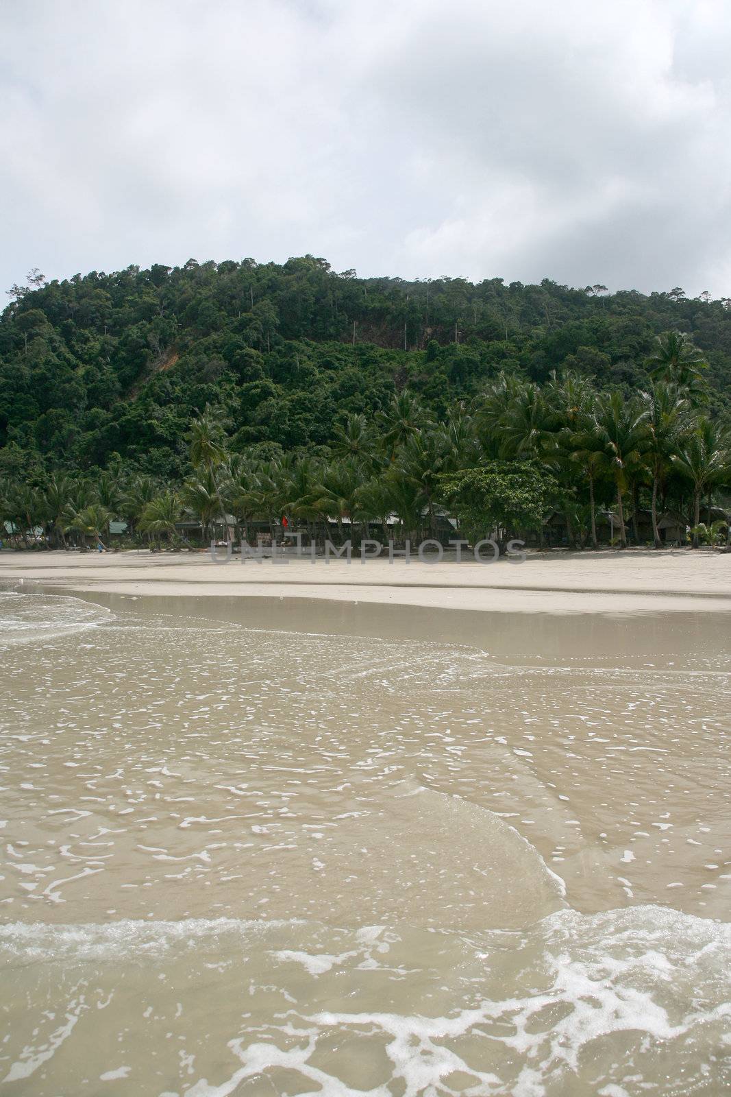white sand beach koh chang island thailand