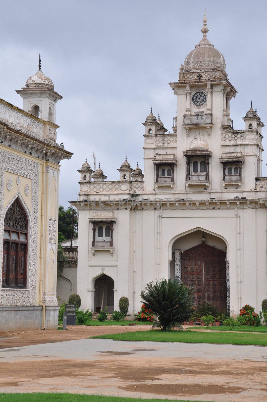 Chowmahalla Palace in Hyderabad in Andhra Pradesh, India