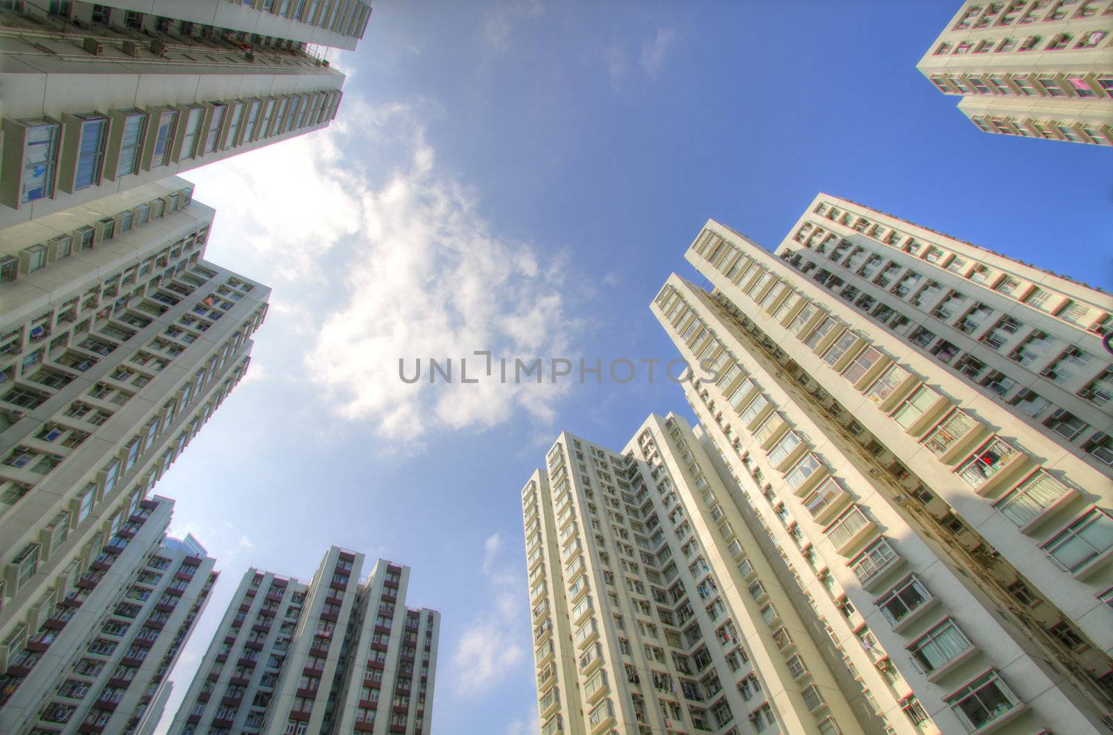 Hong Kong public housing in HDR by kawing921