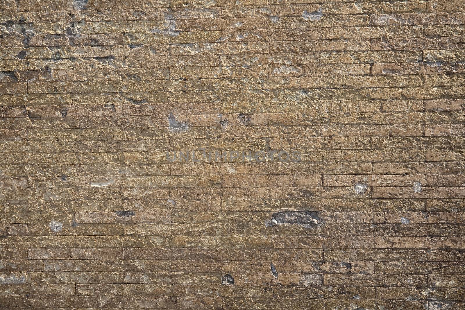 Brick wall background by ABCDK