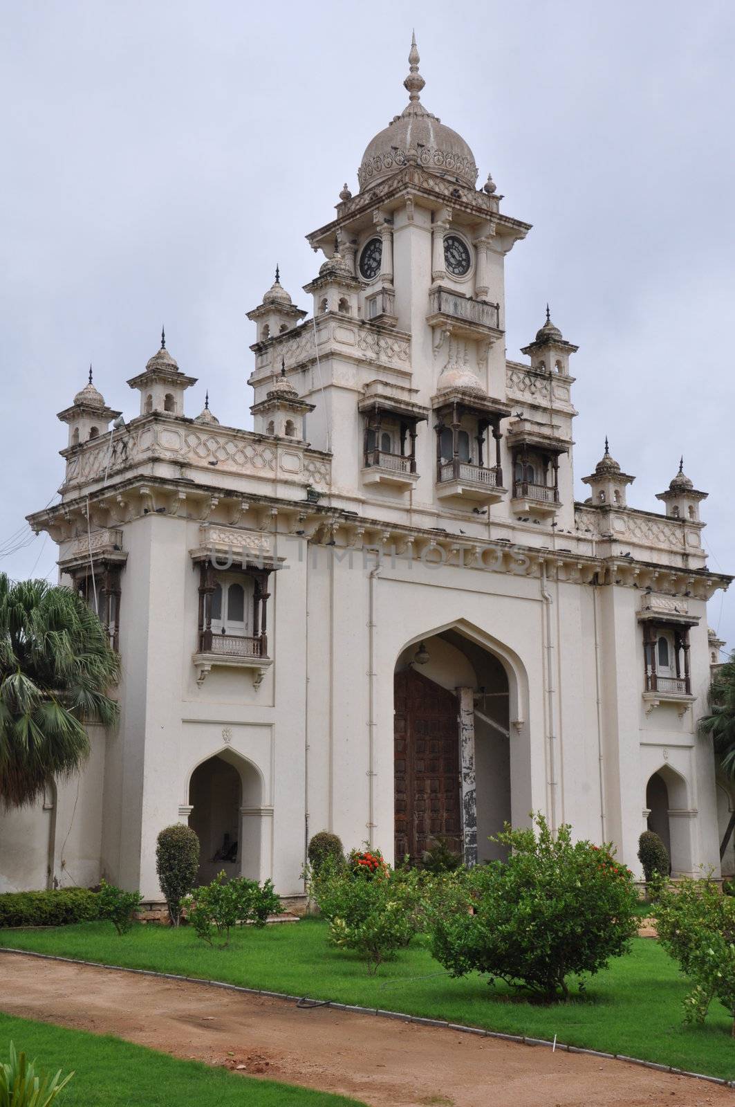 Chowmahalla Palace in Hyderabad in Andhra Pradesh, India