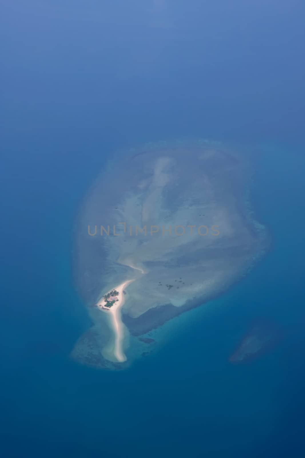 view from plane window Philippines