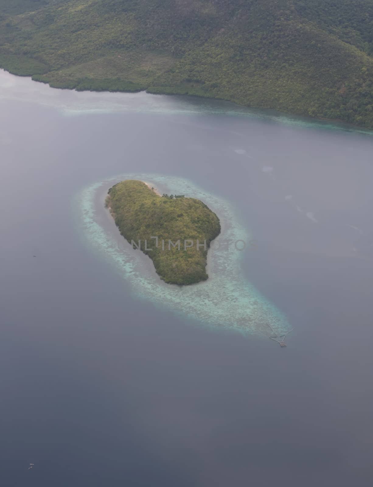 view from plane window Philippines