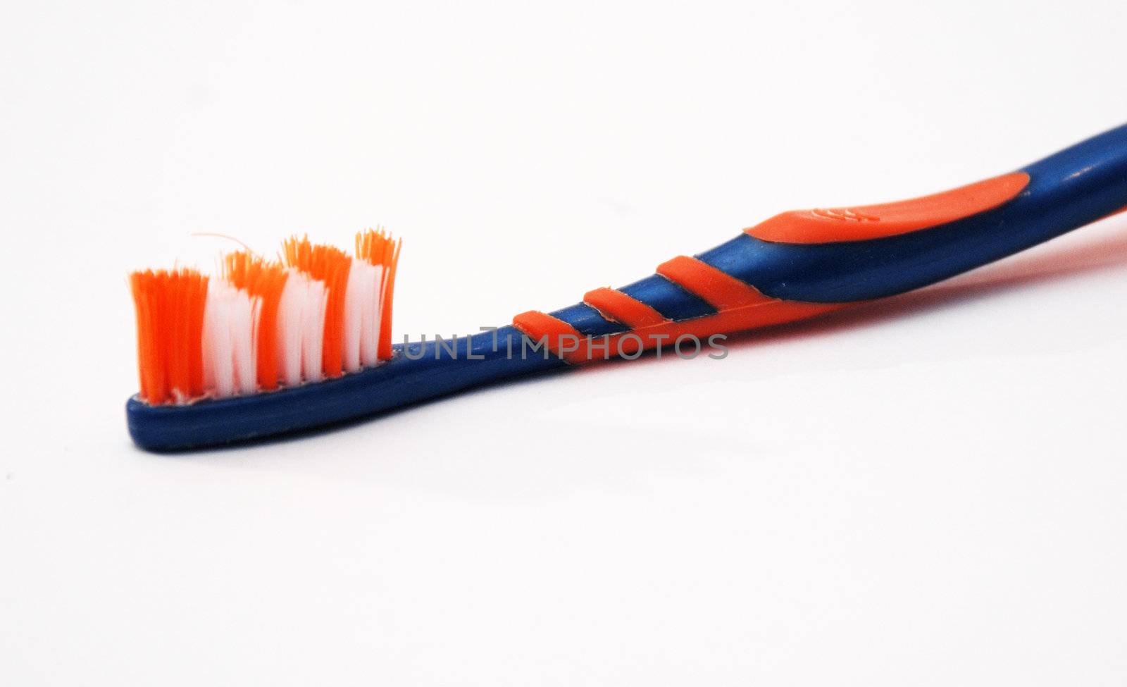 orange toothbrush