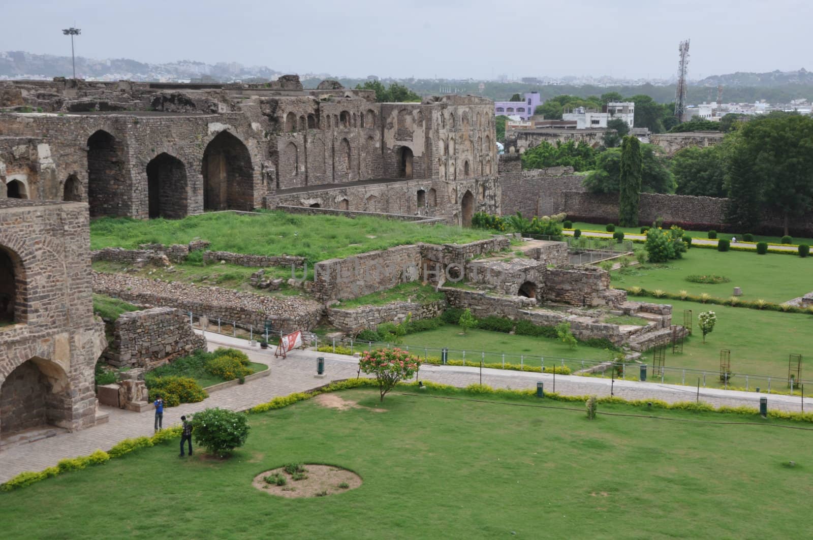 Golconda Fort in Hyderabad, India by sainaniritu