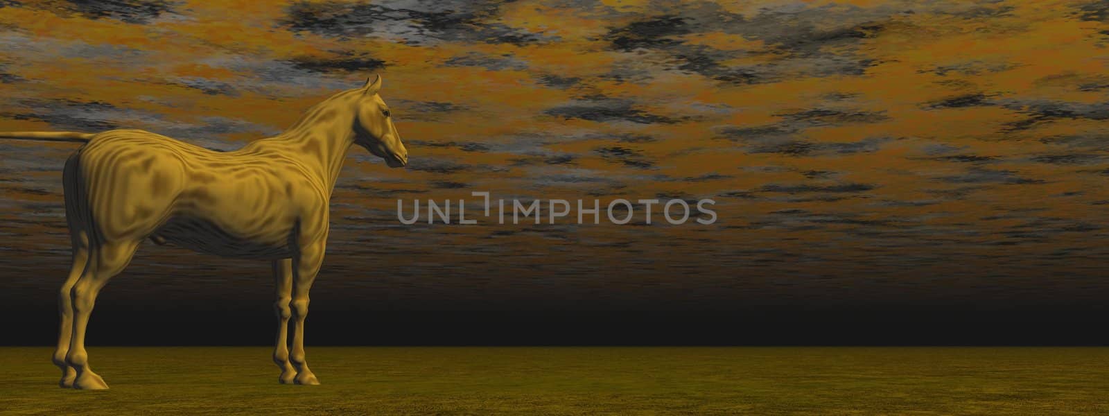 Surrealistic horse by Elenaphotos21