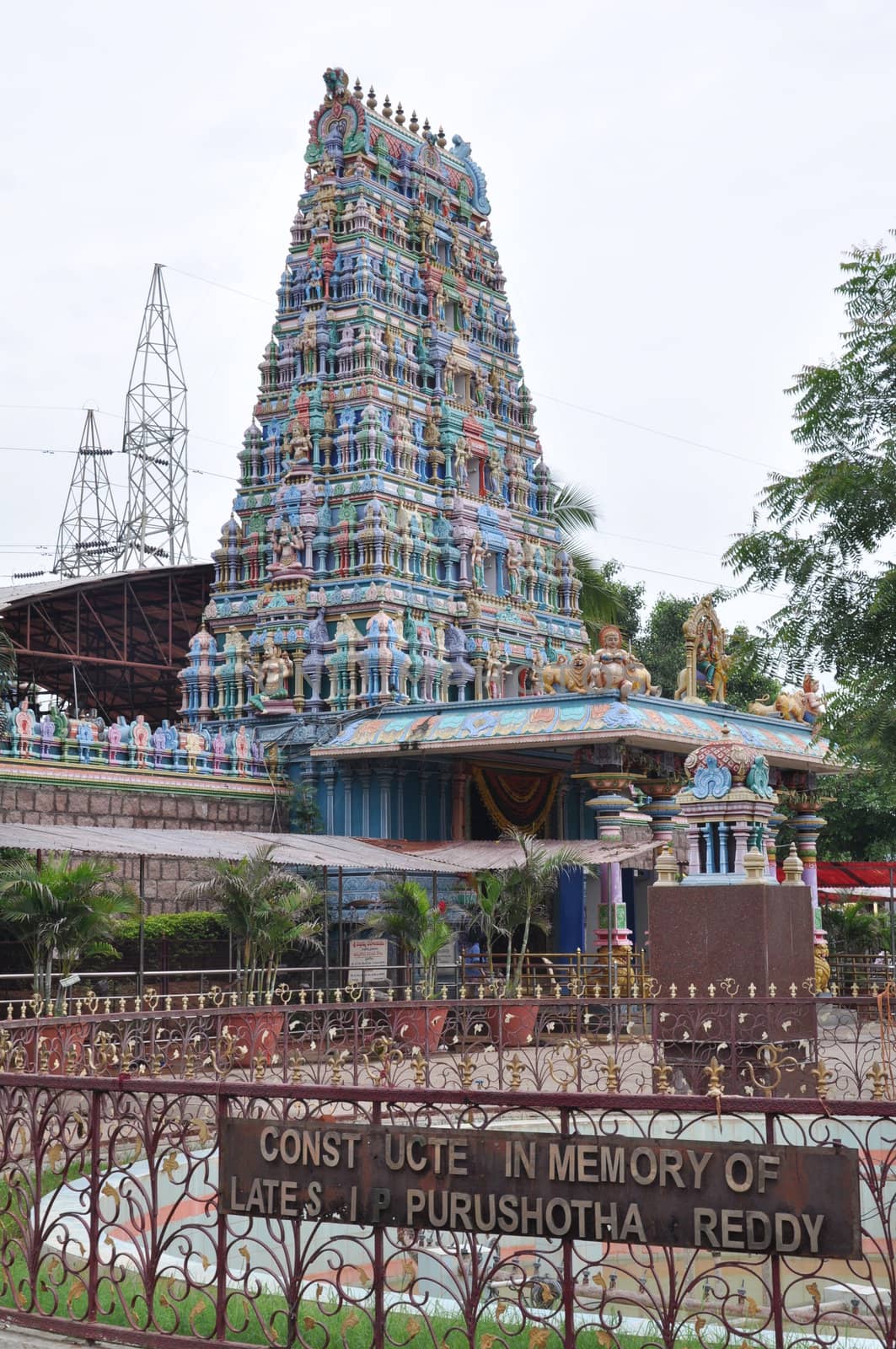 Pedamma Temple in Hyderabad in Andhra Pradesh, India