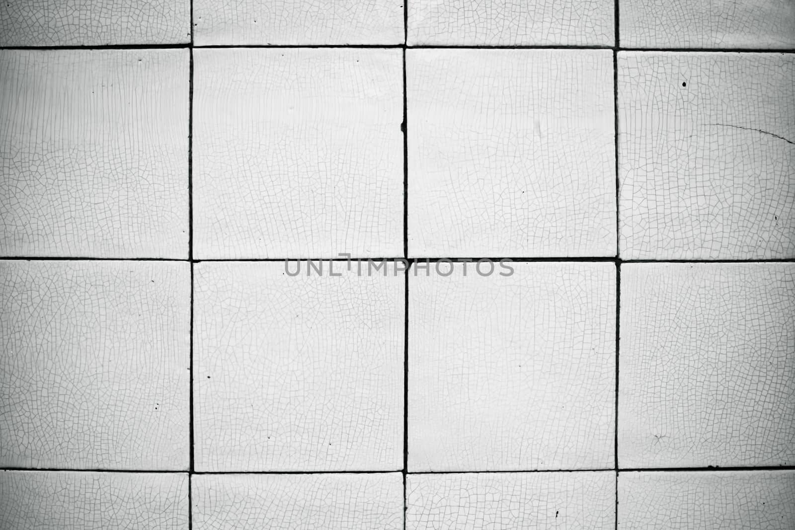 White tiles as a detailed background image