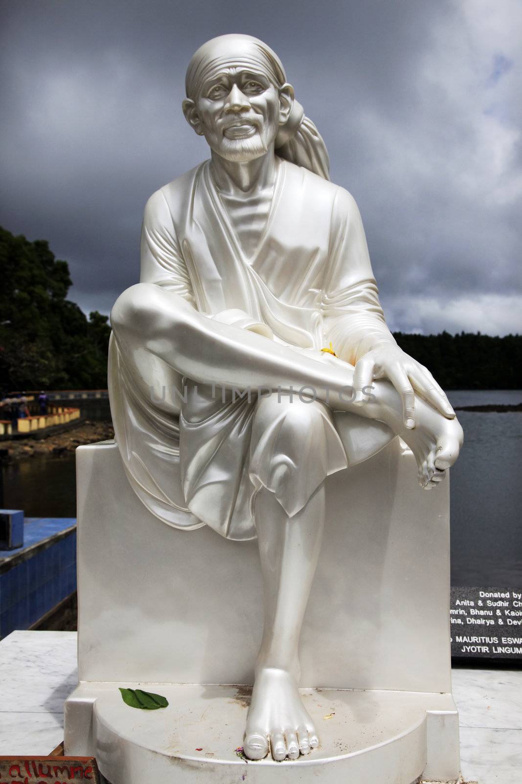 Statue at Grand Bassin lake, Mauritius