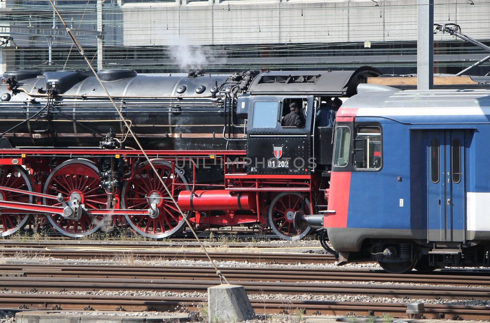 Old and modern locomotives by Elenaphotos21