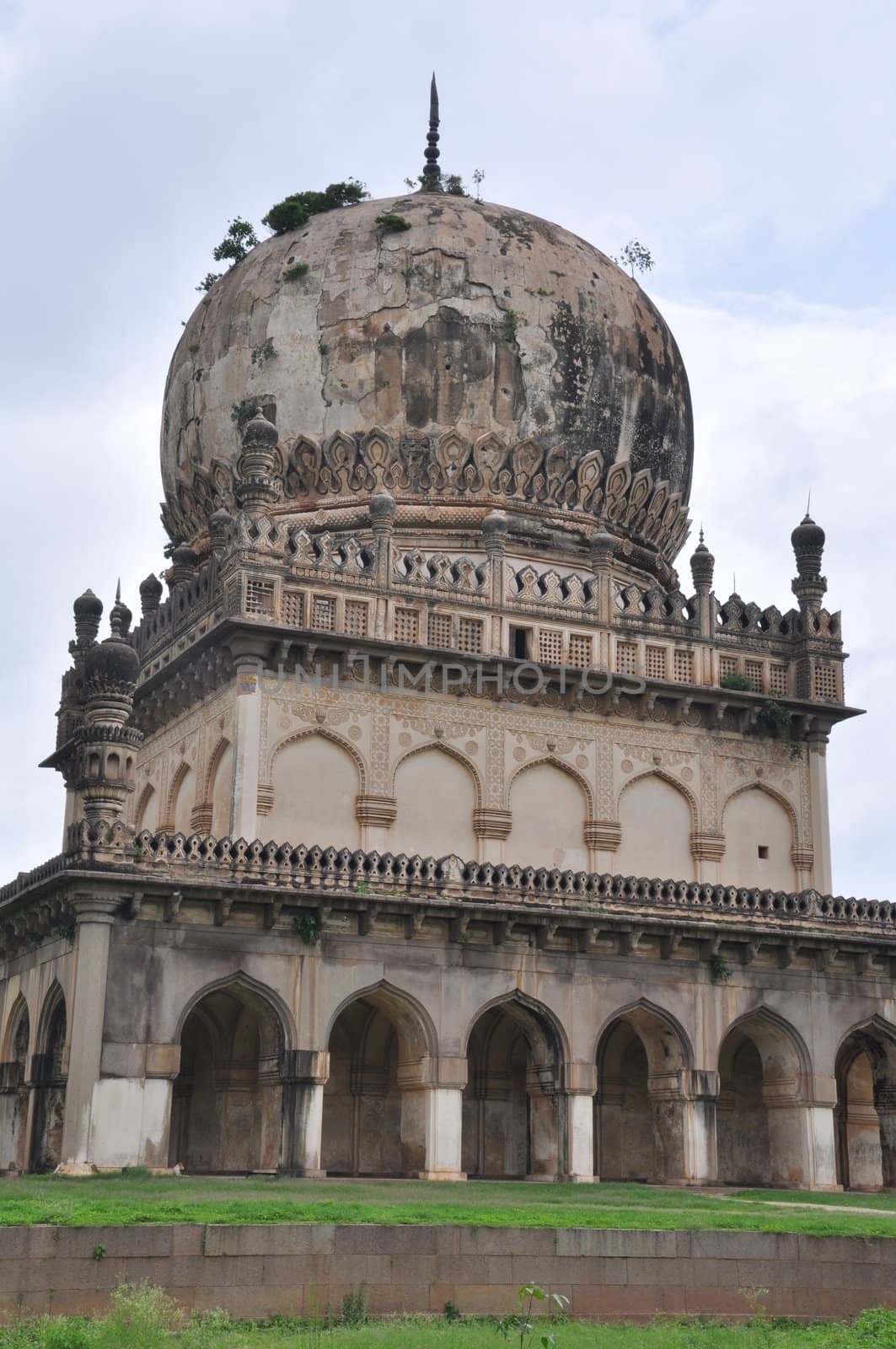 Qutb Shahi Tombs in Hyderabad in Andhra Pradesh, India