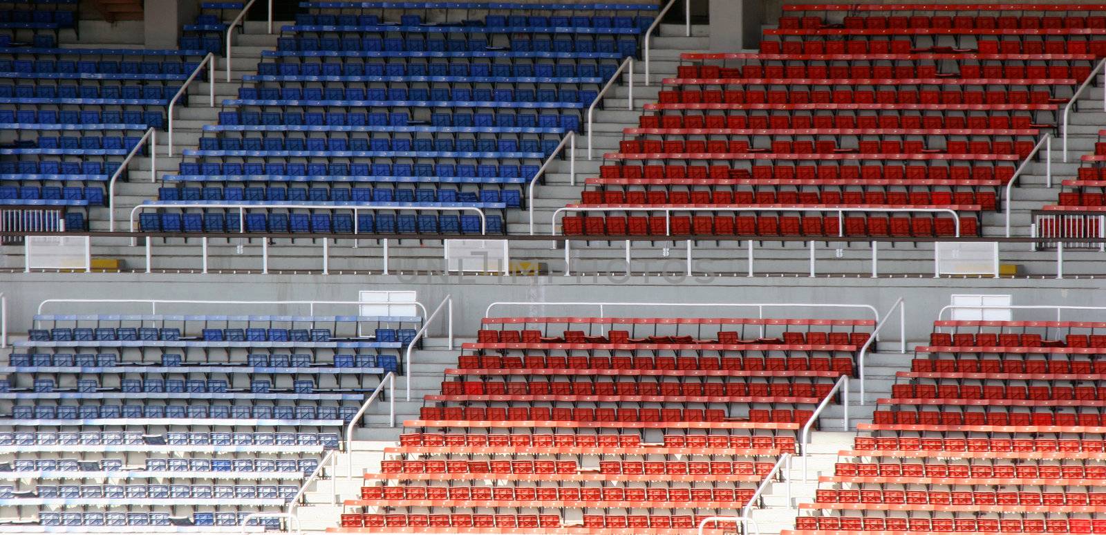 Empty stadion seats