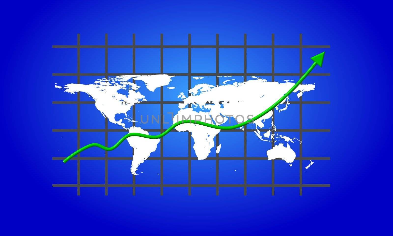 illustration of a diagram worldmap