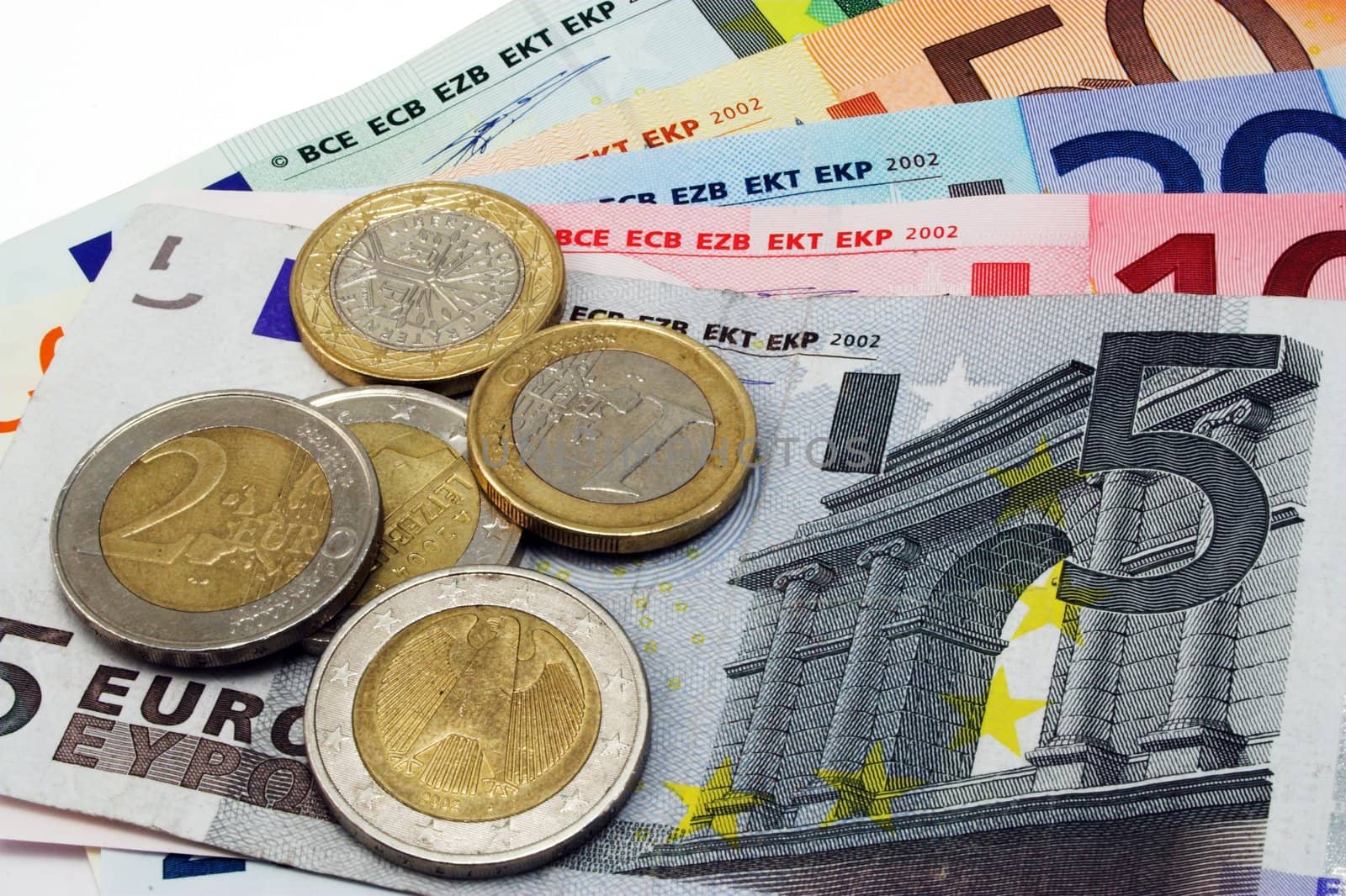 Euro notes and coins