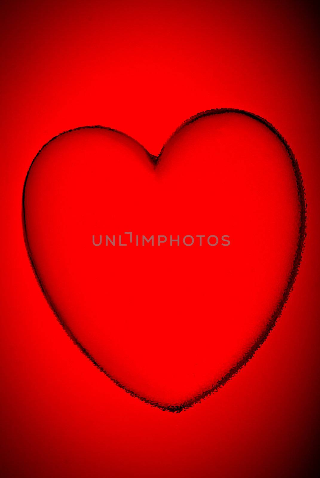 red heartshape, great for Valentine's day background designs.