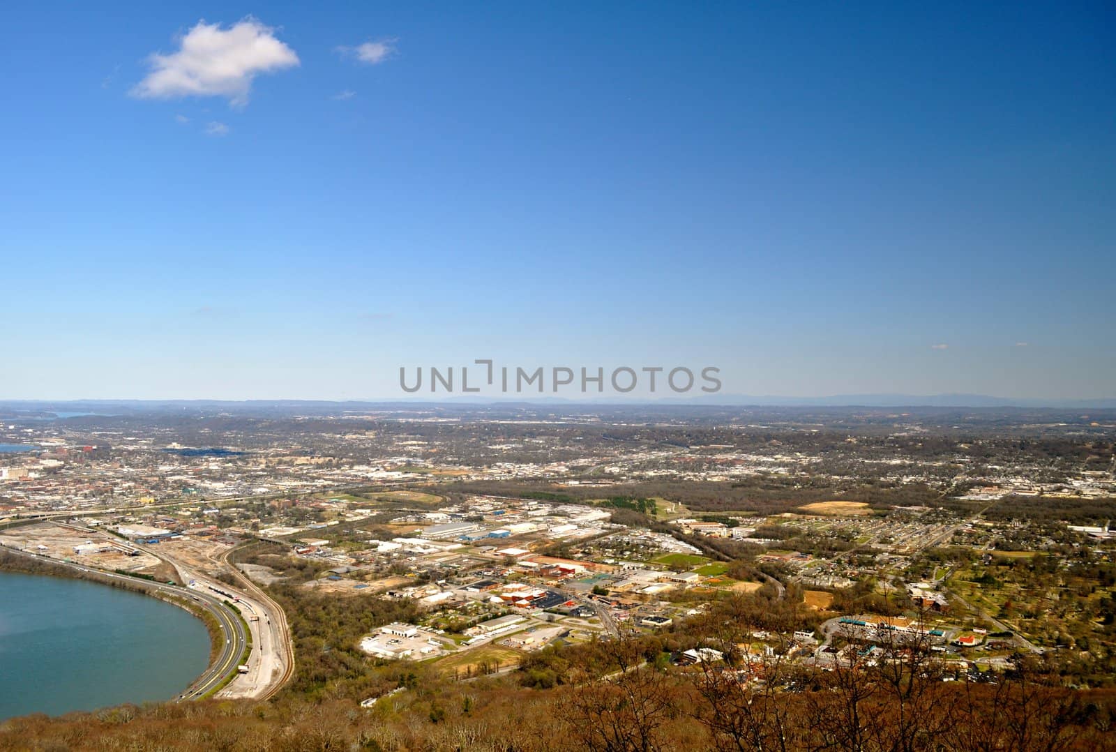 Chattanooga from the Civil War Battlesfield