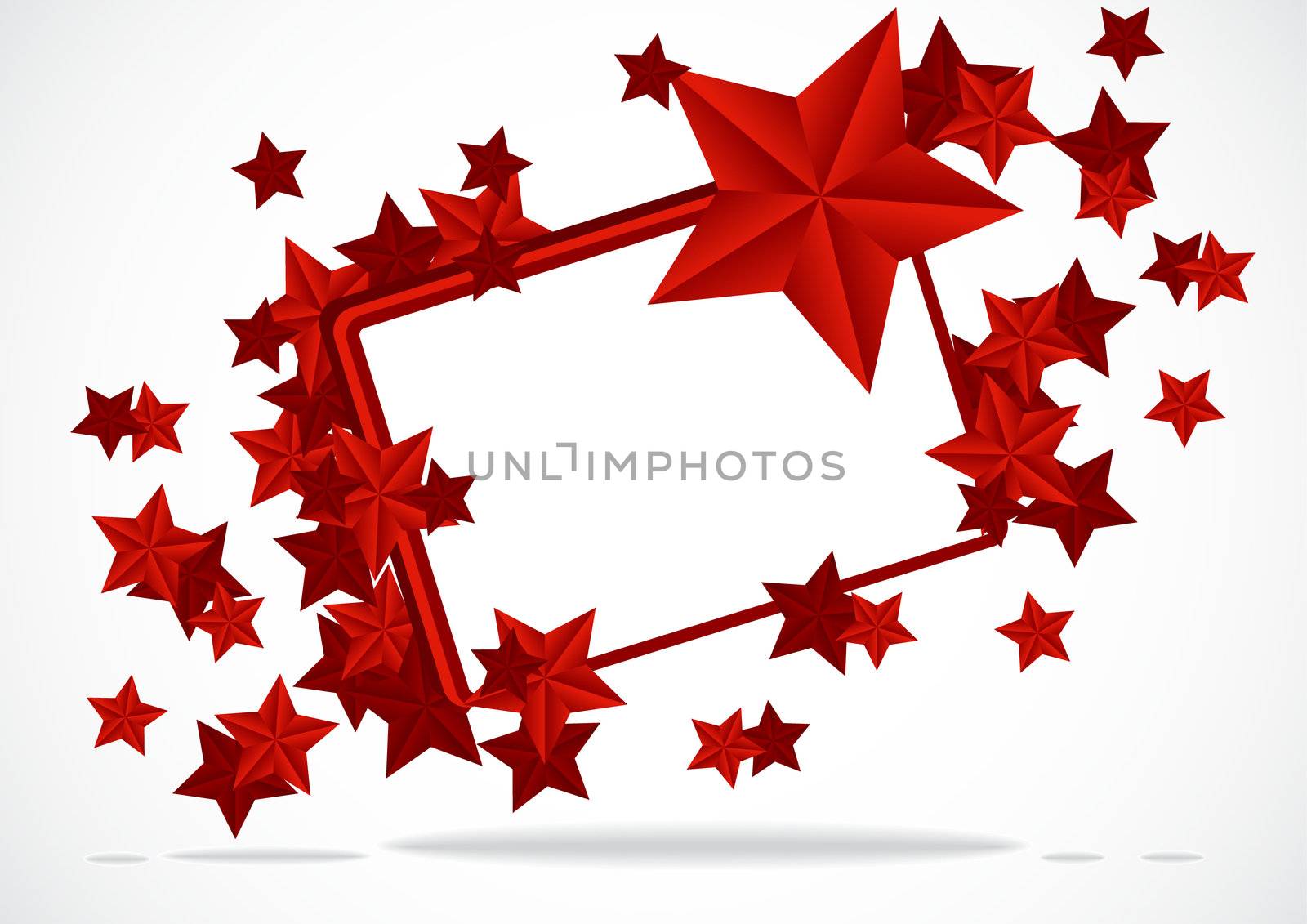 abstract background with stars by rodakm
