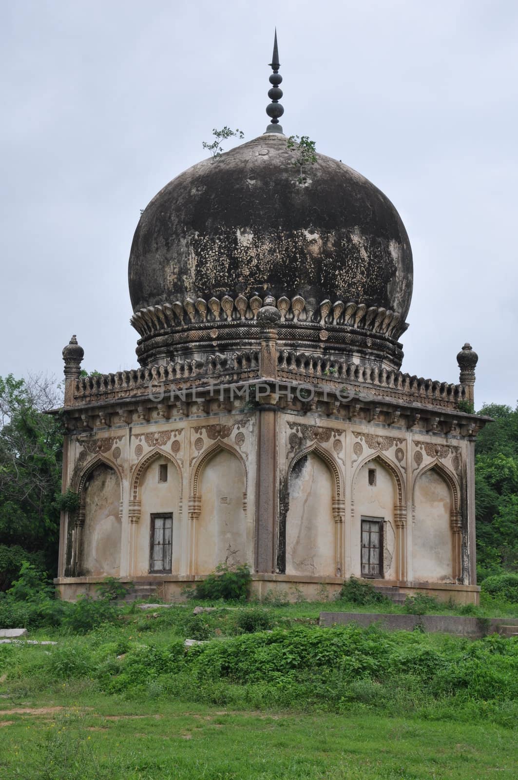 Qutb Shahi Tombs in Hyderabad in Andhra Pradesh, India