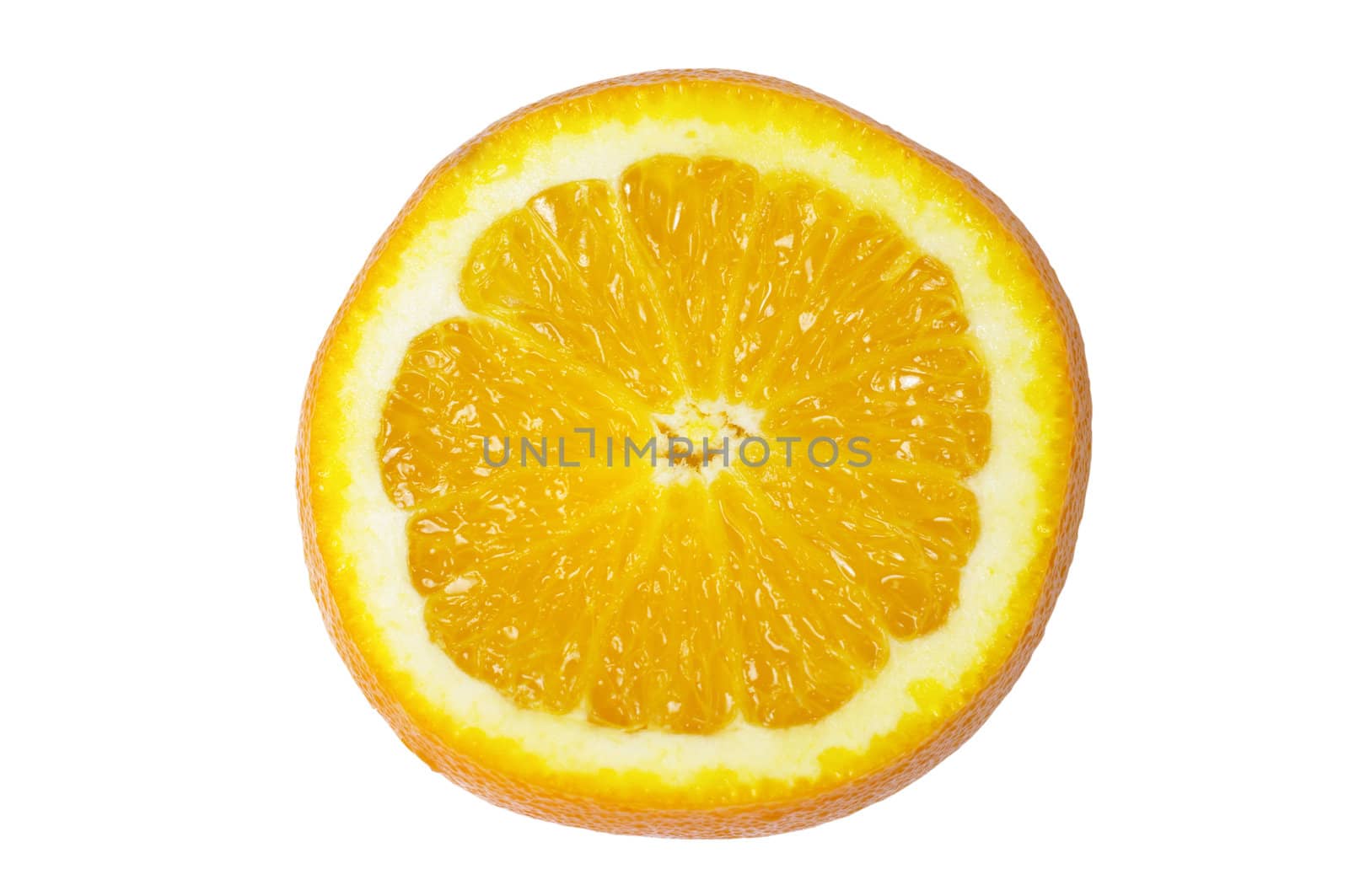 Orange sliced on white background  by pixbox77
