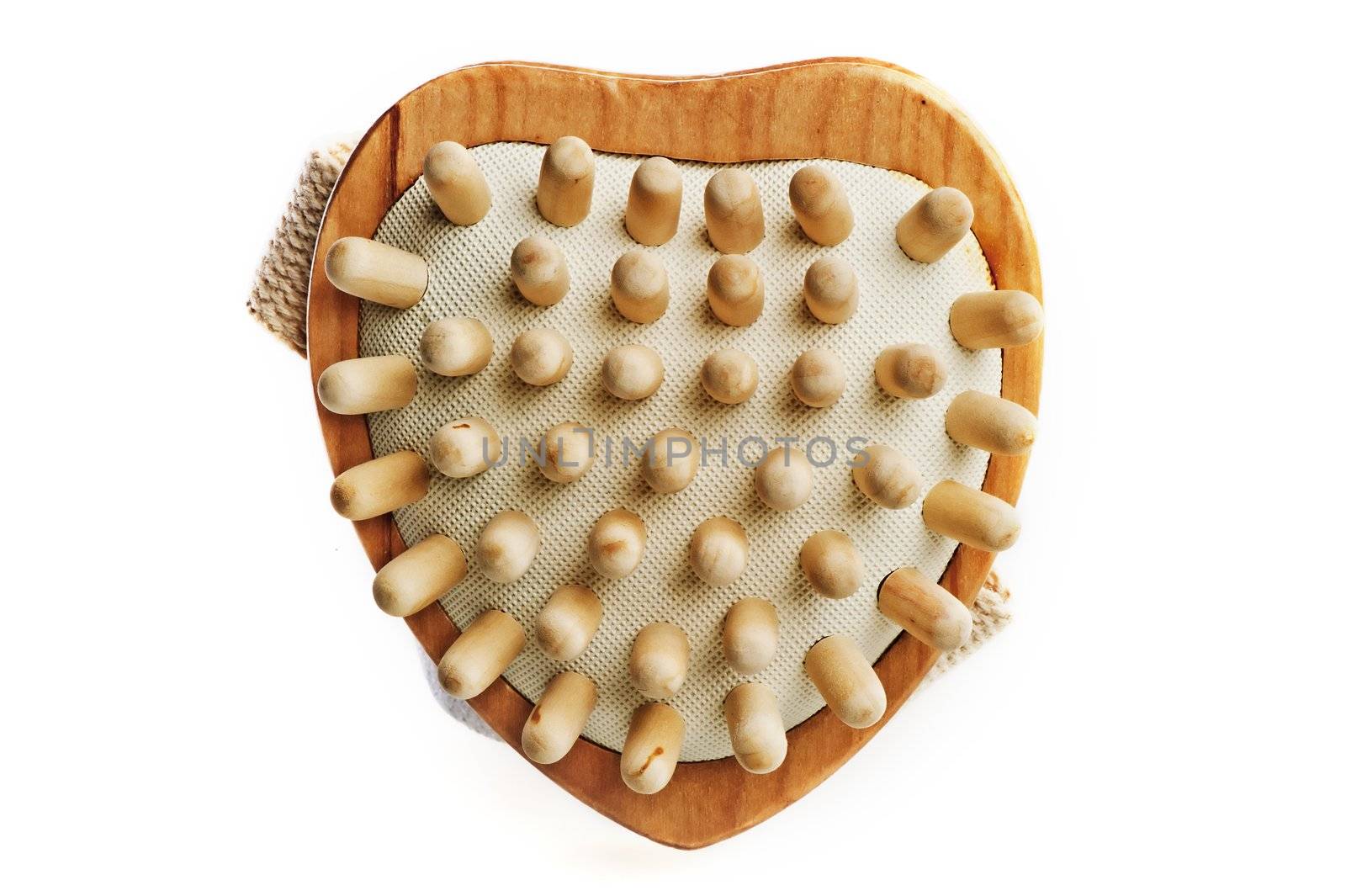Massage brush in a heart shape by kosmsos111