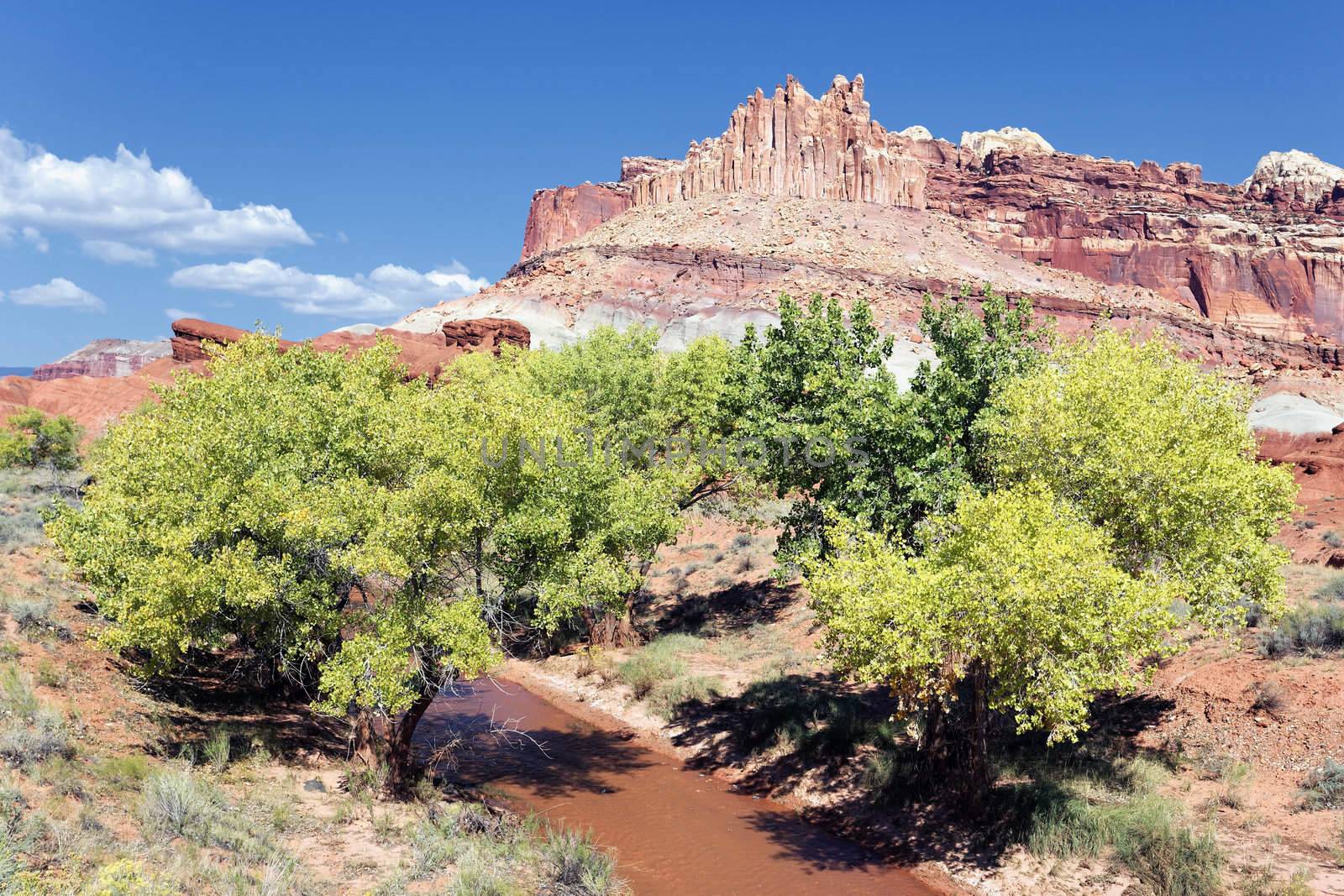 The Castle in Capitol Reef National Park, Utah, USA