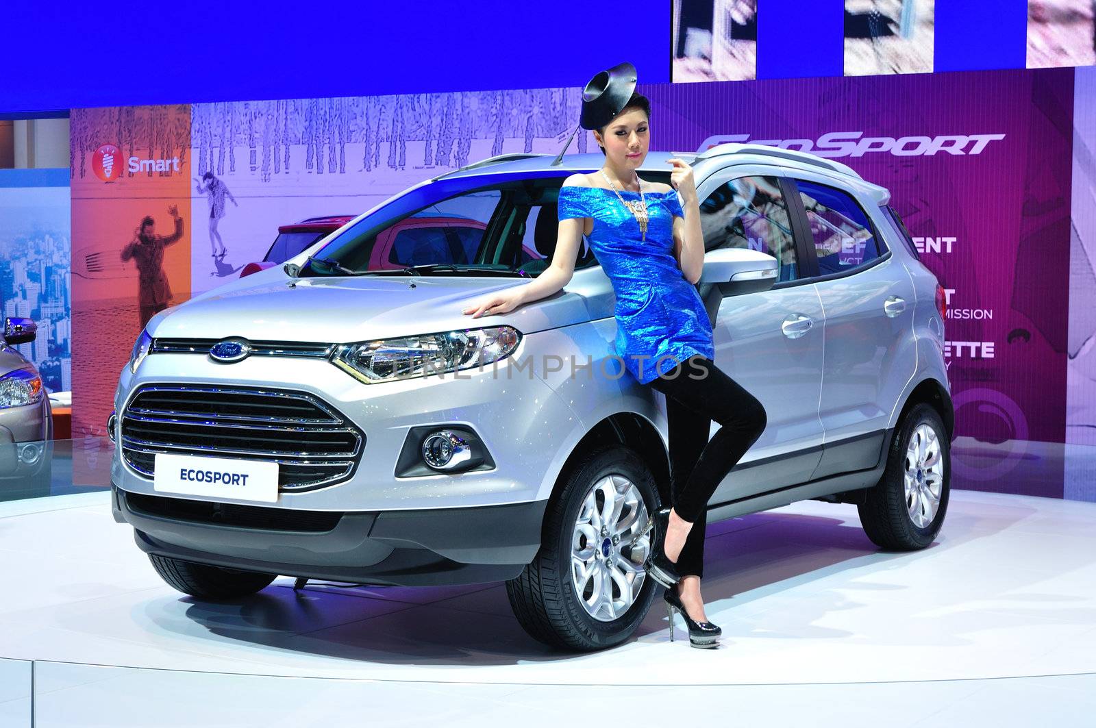 BANGKOK, THAILAND - MAR 30: Ford Eco sport shown at the Bangkok Motor Show 2013 in Bangkok, Thailand on March 30, 2013.