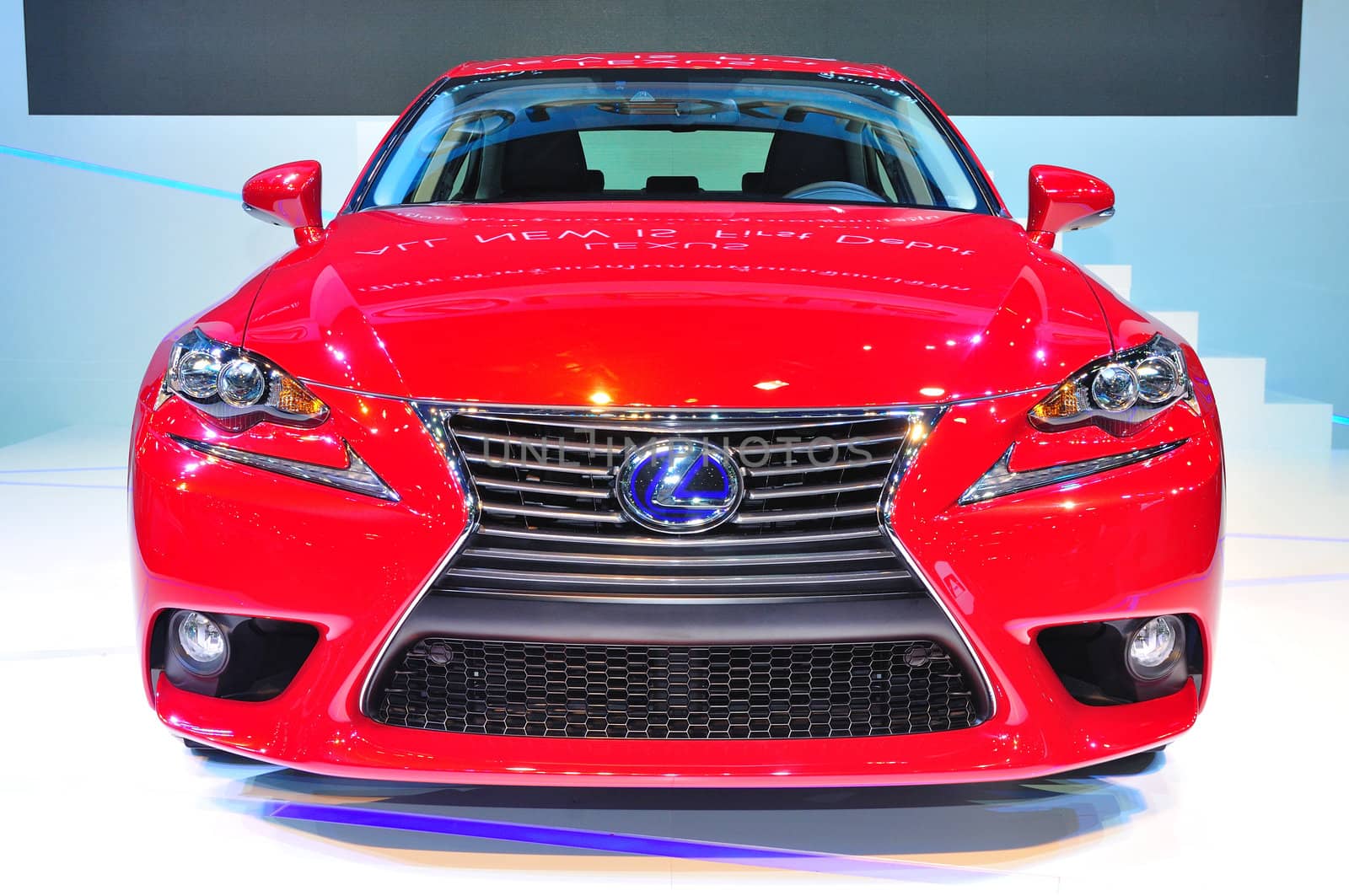 BANGKOK, THAILAND - MAR 30: Lexus IS 300 H Car shown at the Bangkok Motor Show 2013 in Bangkok, Thailand on March 30, 2013.