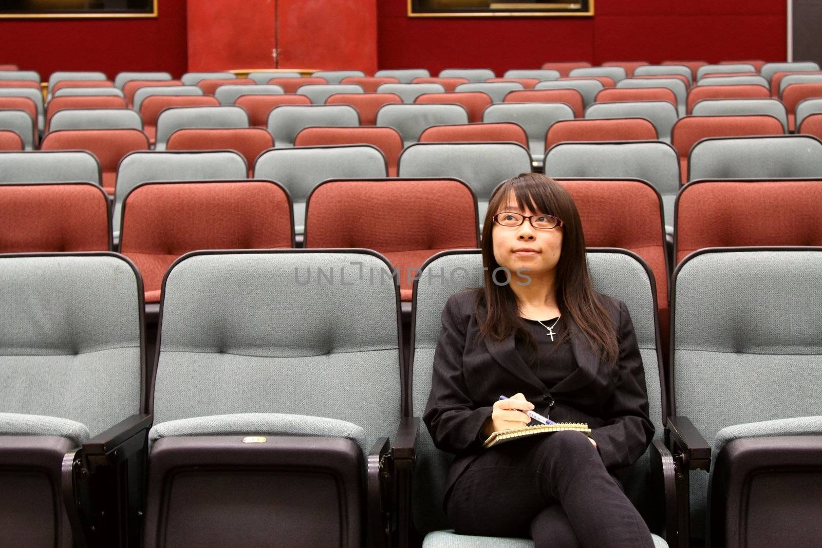 Businesswoman in offices