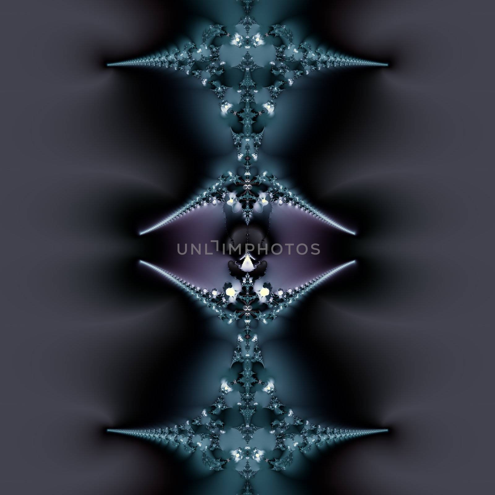 Elegant fractal design, abstract psychedelic art, space jewelry