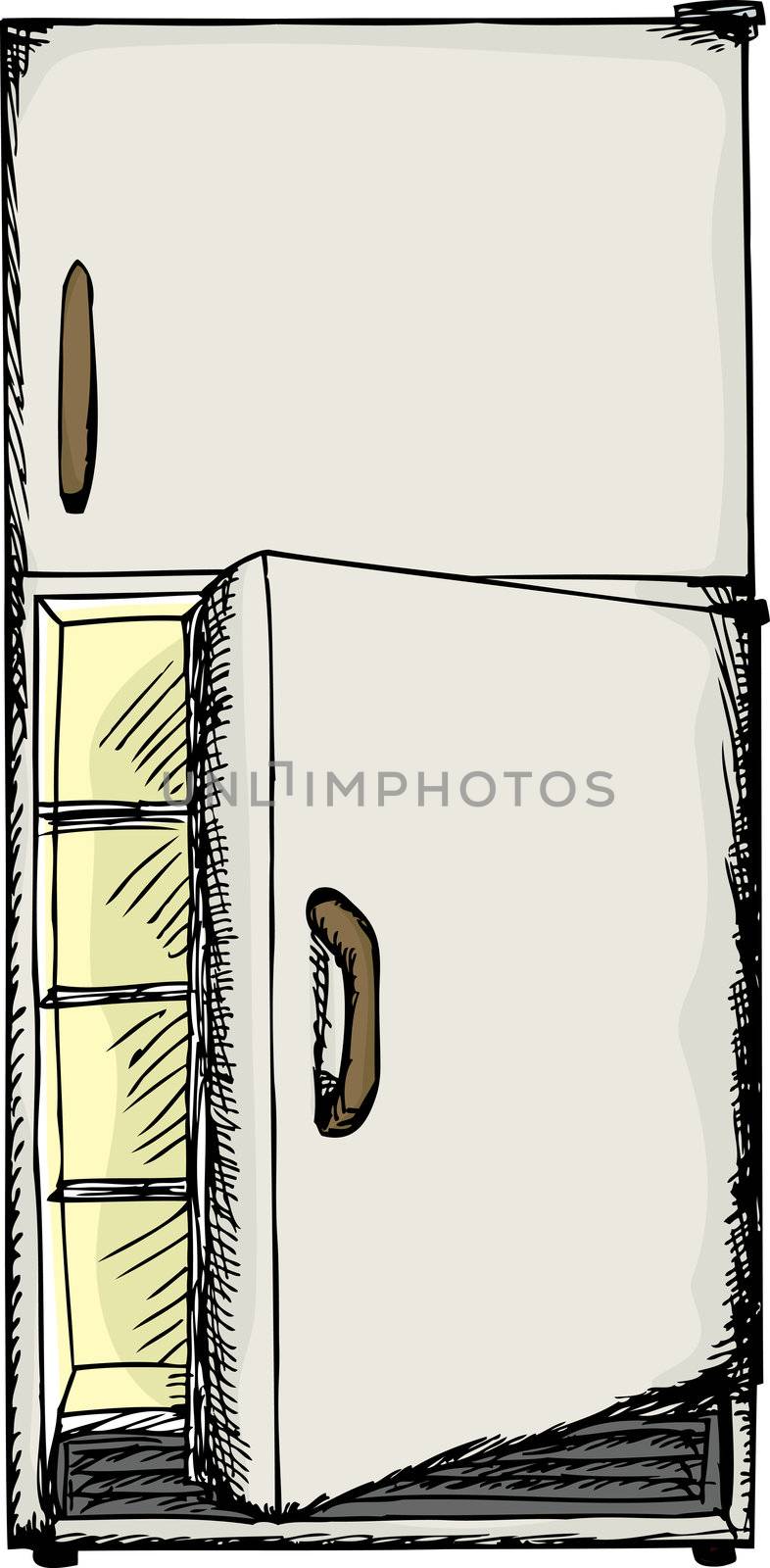 Open Door Fridge by TheBlackRhino