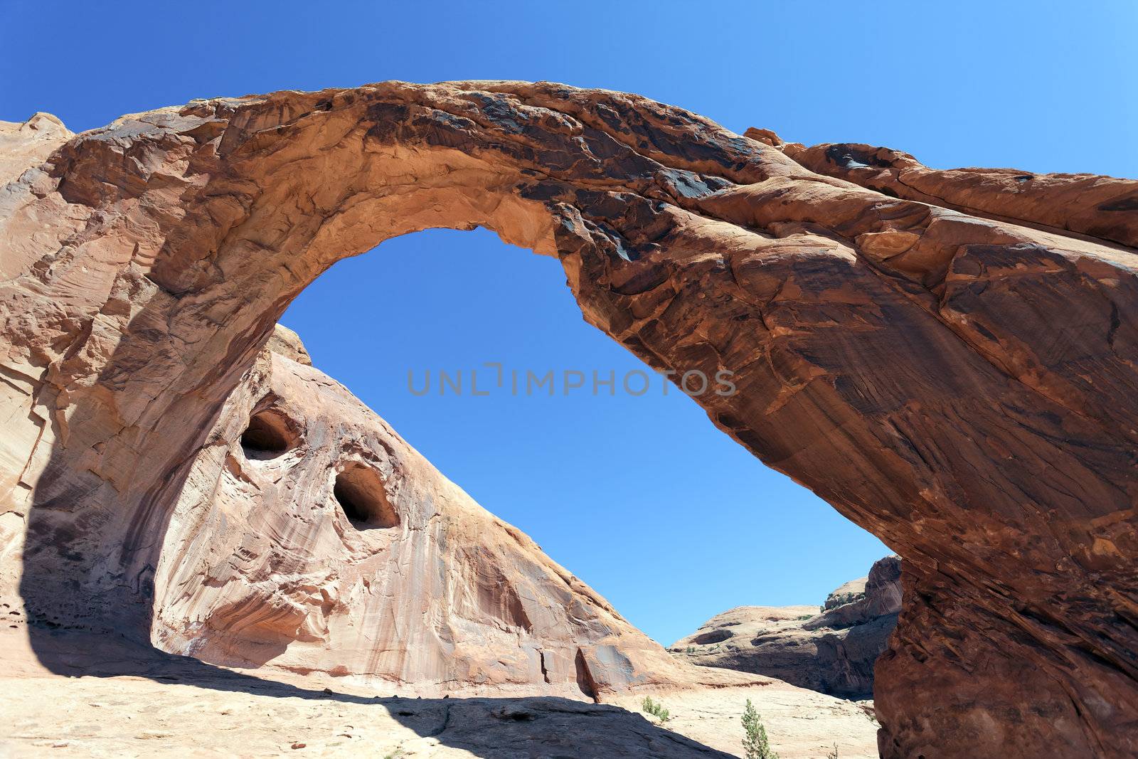 the big Corona Arch in Southern Utah 