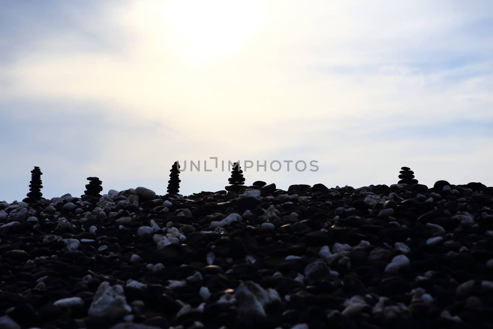 pebble on island, Lipe island, Thailand