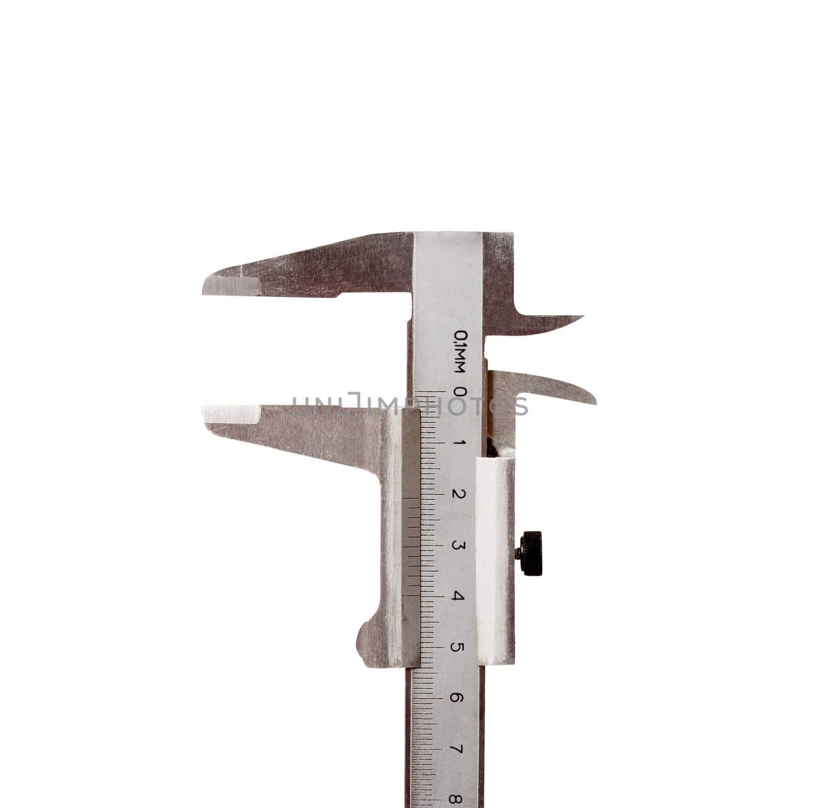 Calipers isolated on white background